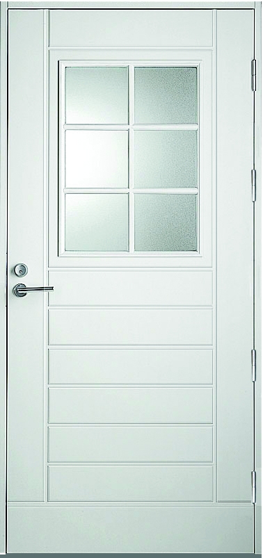 Входная финская дверь KASKI Classic UOL13 белая