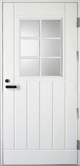 Входная финская дверь KASKI Home UOL1 белая
