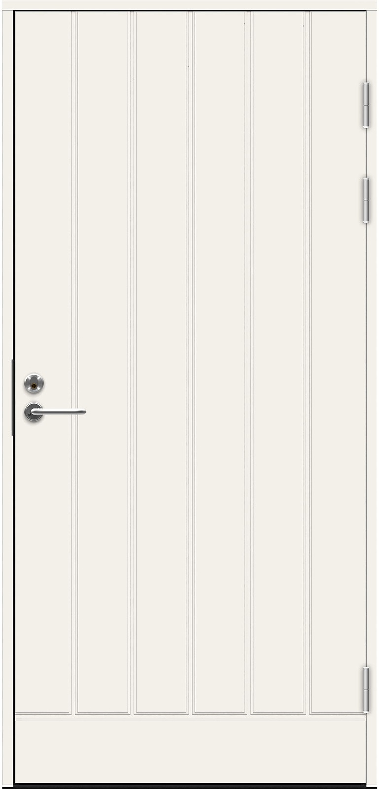 Входная финская дверь JELD-WEN F1894 белая