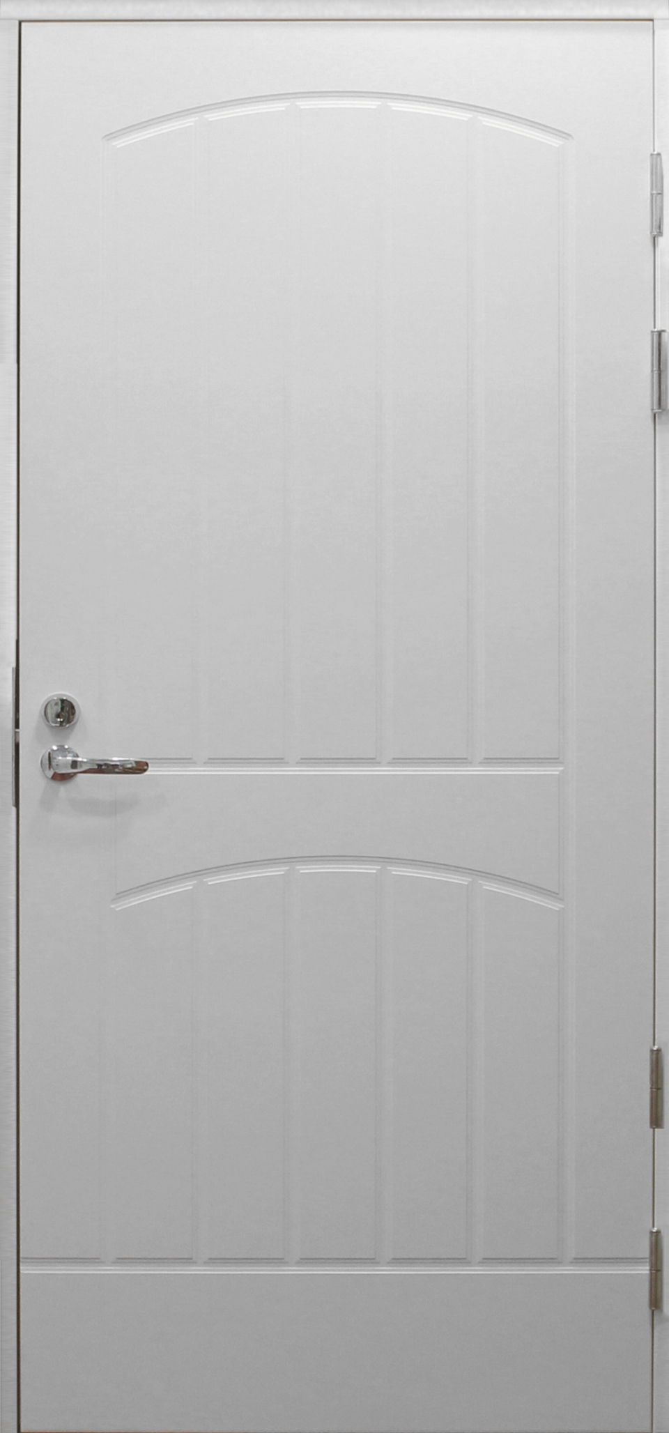 Входная деревянная дверь FD2000 белая по финской технологии