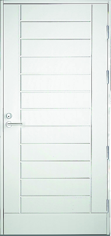 Входная финская дверь KASKI Classic UO6 белая