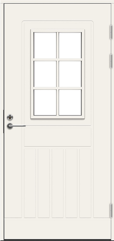 Входная финская дверь JELD-WEN F1848 W71 белая